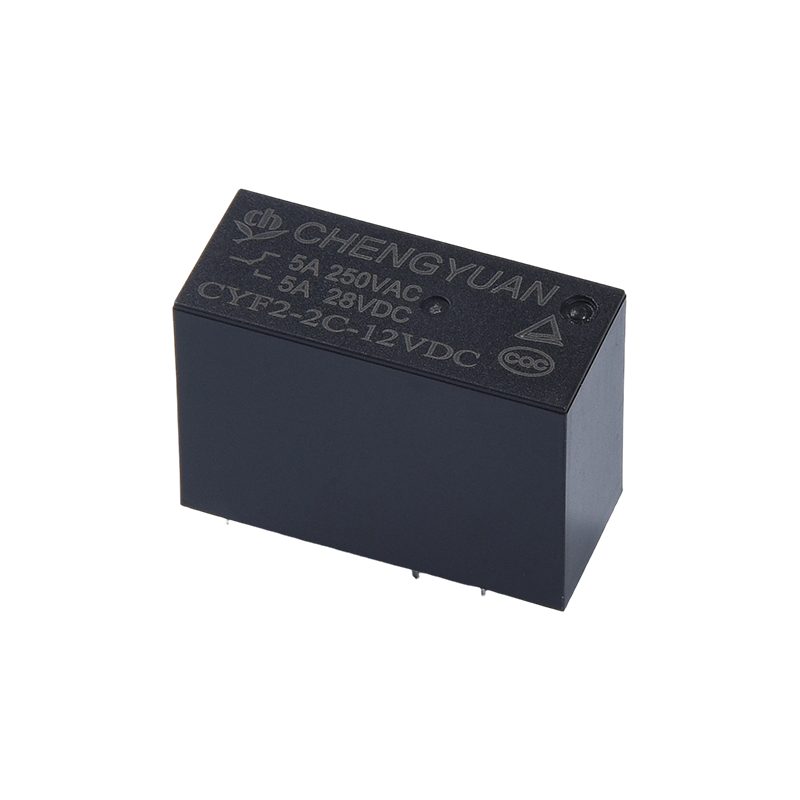 مرحل CYF2، مرحل DPDT، JQX-14F، مرحل 5A 250VAC، مرحل 8A، مرحل 8PIN PCB 0.54 وات. مرحل طاقة 14F