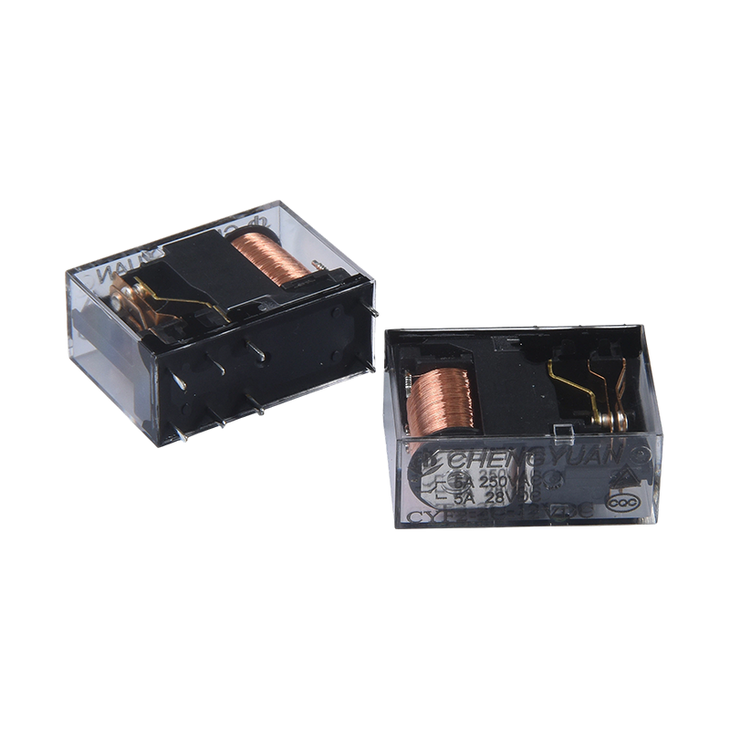مرحل CYF2، مرحل DPDT، JQX-14F، مرحل 5A 250VAC، مرحل 8A، مرحل 8PIN PCB 0.54 وات. مرحل طاقة 14F