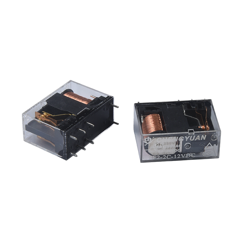مرحل CYF2، مرحل DPDT، JQX-14F، مرحل 5A 250VAC، مرحل 8A، مرحل 8PIN PCB 0.54 وات. مرحل طاقة 14F