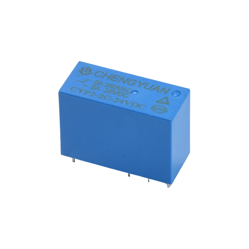 مرحل CYF2، مرحل DPDT، JQX-14F، مرحل 5A 250VAC، مرحل 8A، مرحل 8PIN PCB 0.54 وات. مرحل طاقة 14F