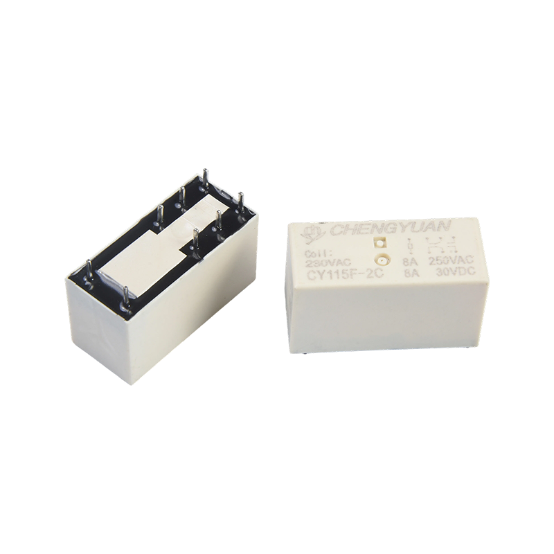 مرحل CY115F2، مرحل DPDT PCB، JQX-115F، مرحل 8A 0.4 وات 8PIN، مرحل PCB 2C. مرحل طاقة 115F